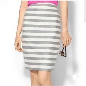 Kate Spade (MSRP $298) “Skirt the Rules” Stripe Marit Pencil Skirt Size 4